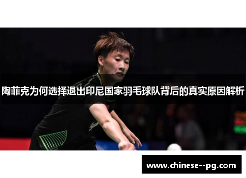 陶菲克为何选择退出印尼国家羽毛球队背后的真实原因解析